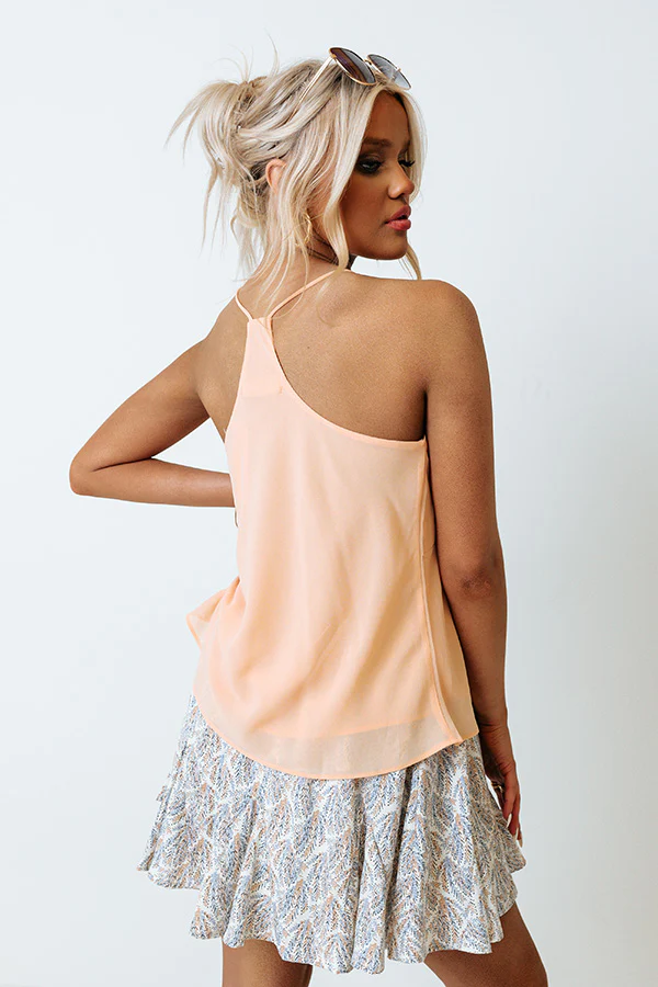 Pools And Pina Coladas Tank In Peach - Image 4