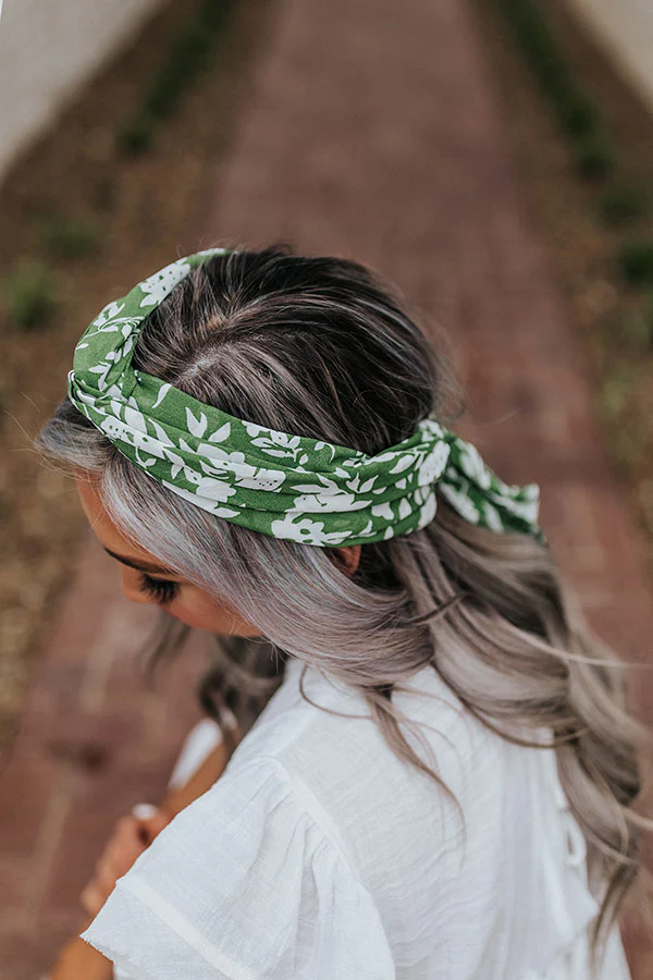 Precious Promises Floral Hair Scarf - Image 3