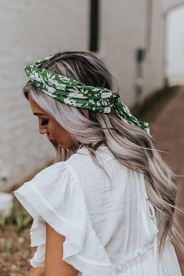 Precious Promises Floral Hair Scarf - Image 5
