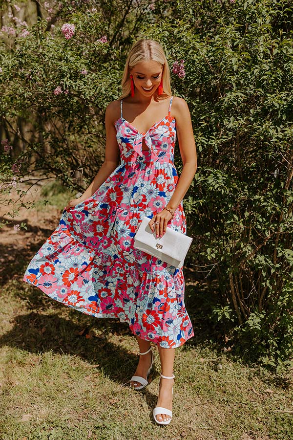 Pretty And Pleasant Floral Midi - Image 4