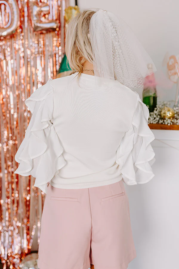 Pretty Posh Ruffle Top - Image 4