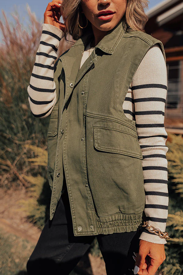 Promising Smile Denim Vest - Image 3