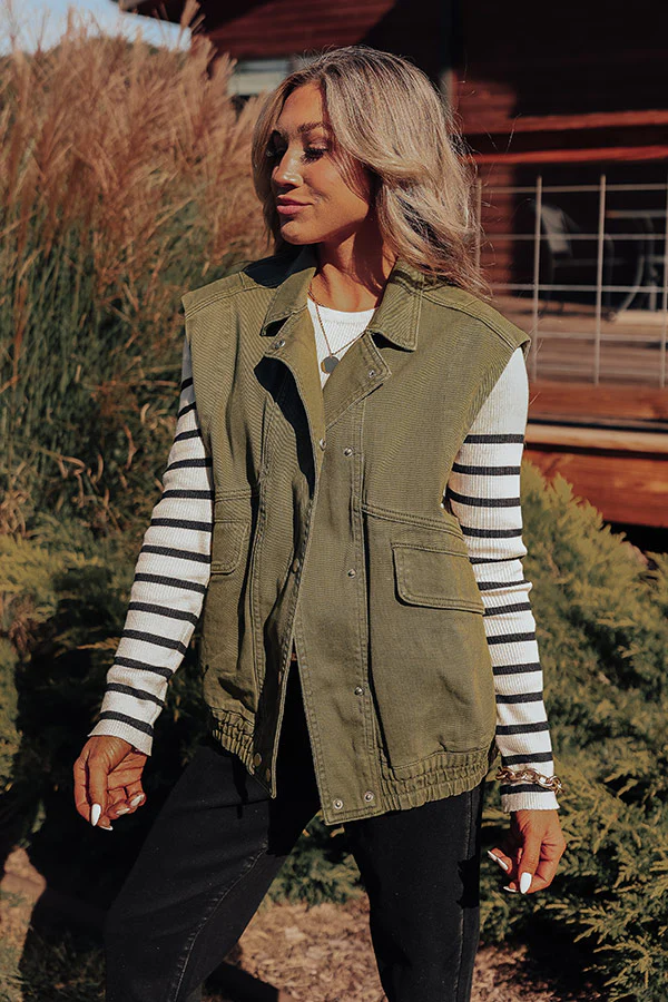 Promising Smile Denim Vest - Image 4