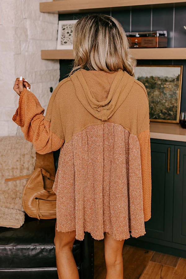 Pumpkin Spice Feels Knit Sweater in Camel - Image 5