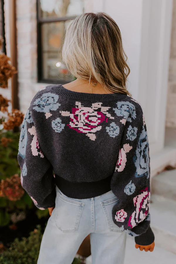 Punctual And Perfect Crop Cardigan - Image 4
