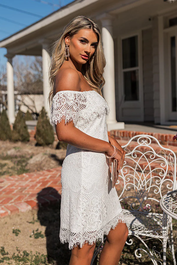 Put A Ring On It Lace Dress - Image 3