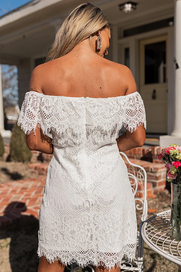 Put A Ring On It Lace Dress - Image 5