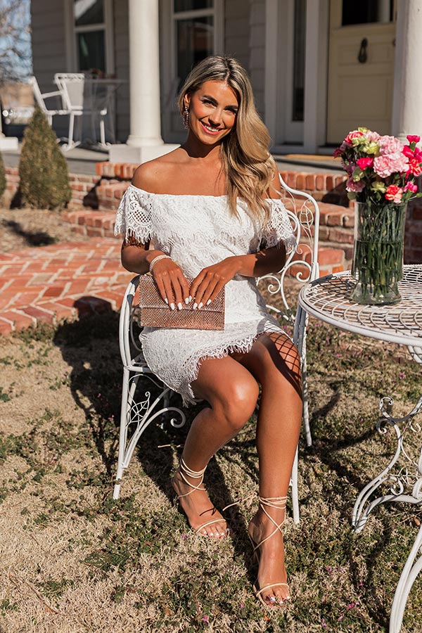 Put A Ring On It Lace Dress - Image 7