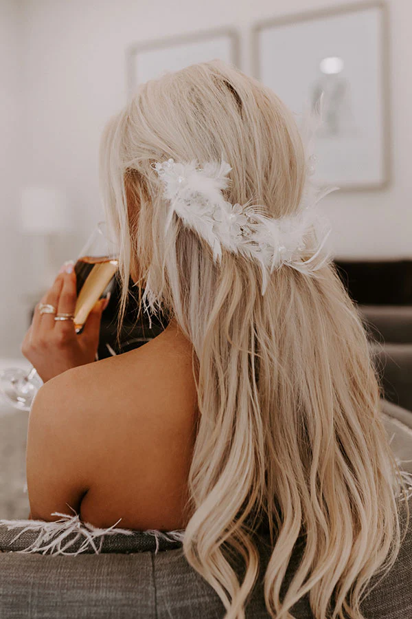 Radiant Love Feather Hair Piece - Image 2