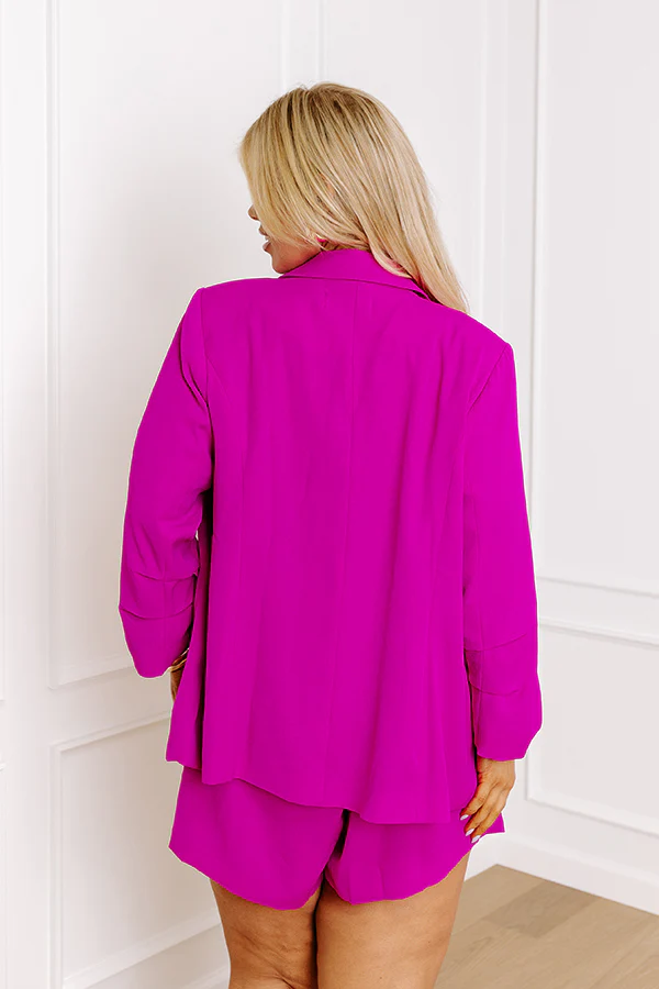 Ready To Remix Blazer In Orchid Curves - Image 4
