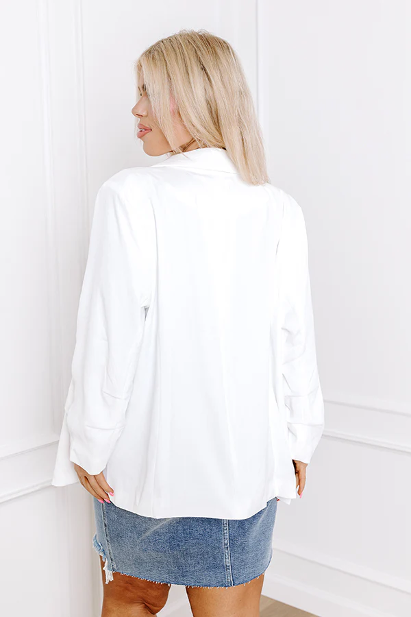 Ready To Remix Blazer In White Curves - Image 7