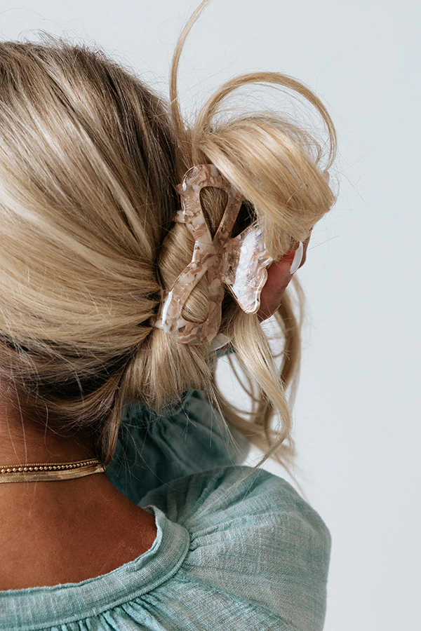 Regal Night Hair Claw Clip Set In Seaglass - Image 2