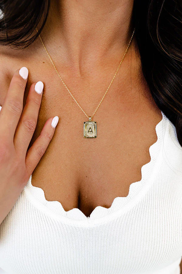 Remarkably Beautiful Initial Necklace - Image 3