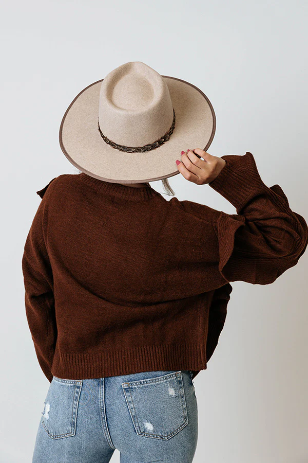 Retreat To The Mountains Sweater In Brown - Image 10