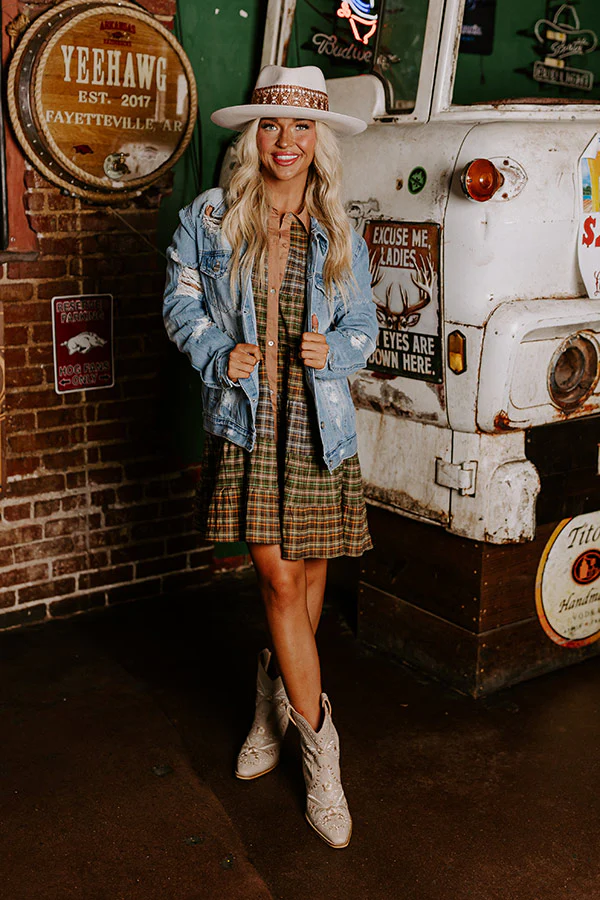Risen South Town Distressed Denim Jacket in Light Wash - Image 3