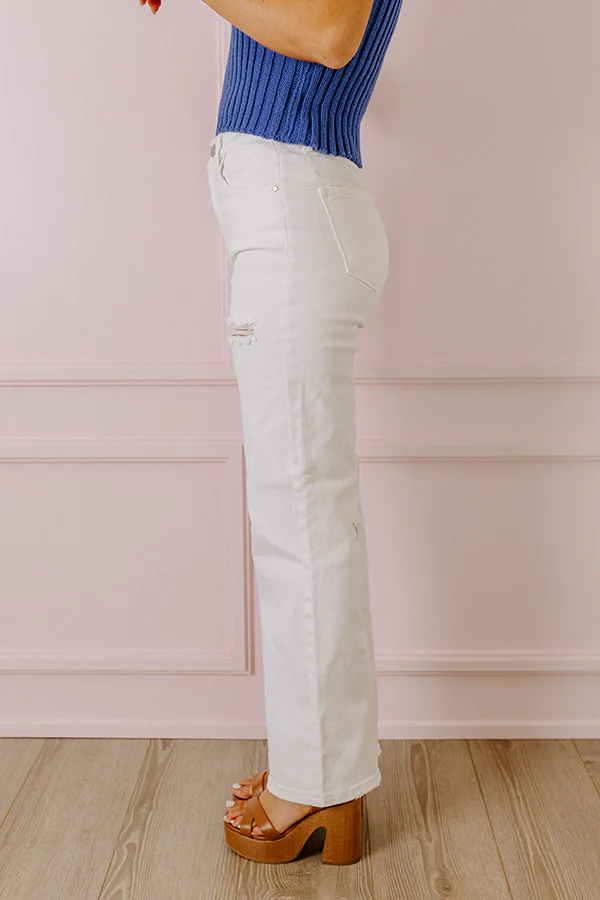 Risen The April High Waist Distressed Jean - Image 4