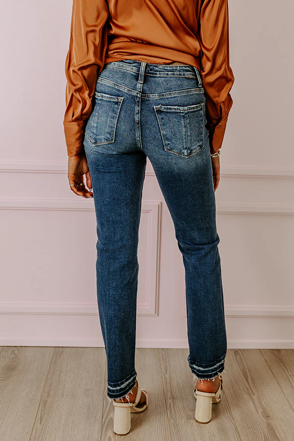 Risen The Gemmalee Midrise Distressed Jean - Image 3