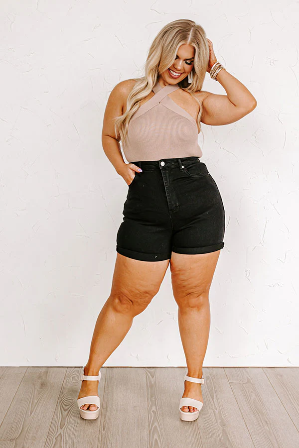 Risen The Lilliana High Waist Shorts Curves - Image 4