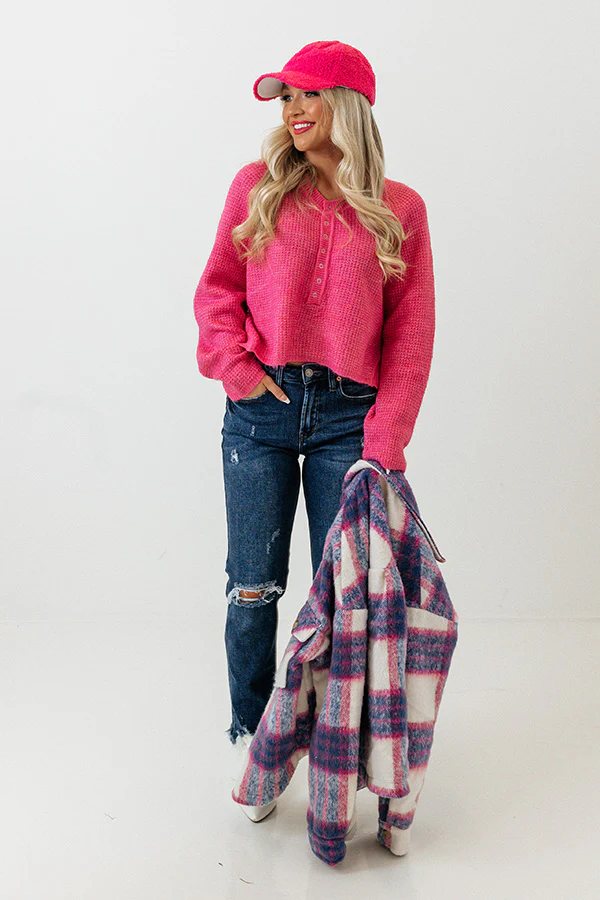 River Run Waffle Knit Sweater - Image 3