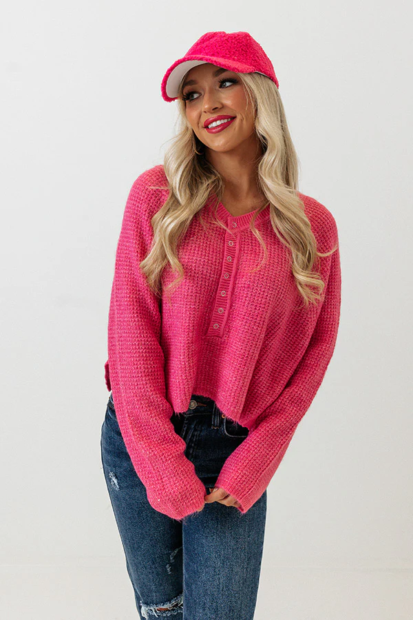 River Run Waffle Knit Sweater - Image 4
