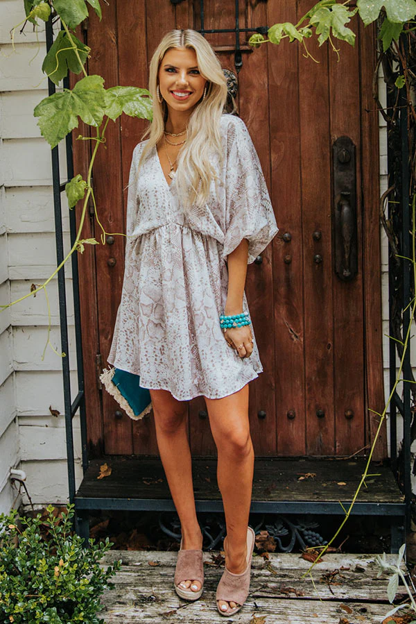 Riviera Road Snake Print Dress - Image 2