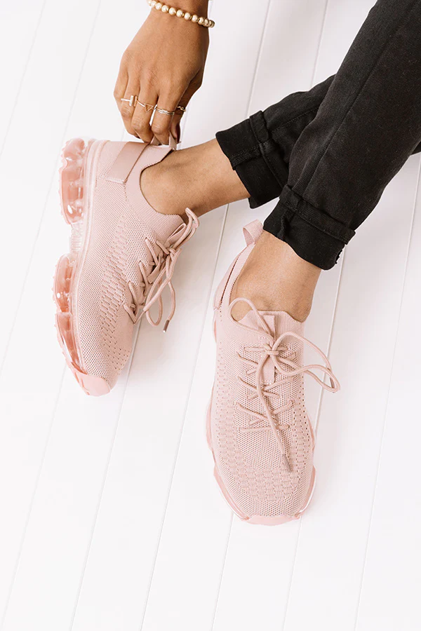 Running Free Sneaker In Blush - Image 6