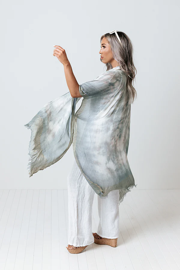 Seaside Shimmer Tie Dye Overlay In Airy Blue - Image 8