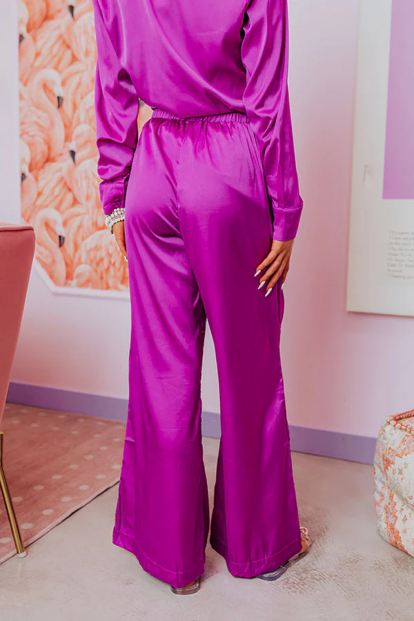 Secret Admirer Satin Pajama Pants - Image 4