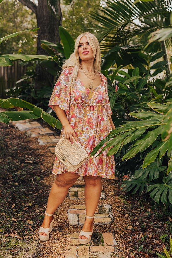 Seeking The Shore Shift Dress in Primrose Yellow Curves - Image 2