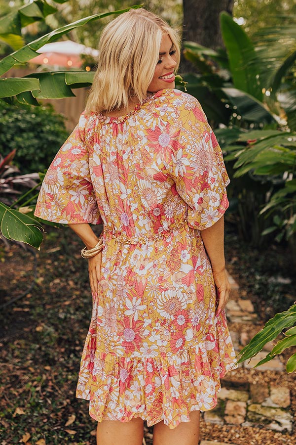 Seeking The Shore Shift Dress in Primrose Yellow Curves - Image 5