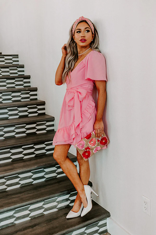 Seriously Sweet Babydoll Dress In Pink - Image 6