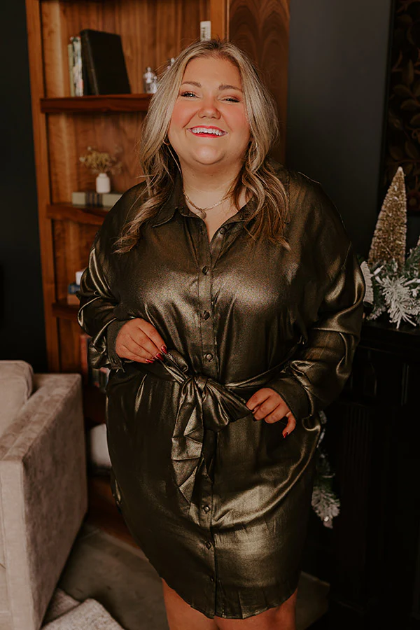 Shimmer And Sass Metallic Dress Curves - Image 7