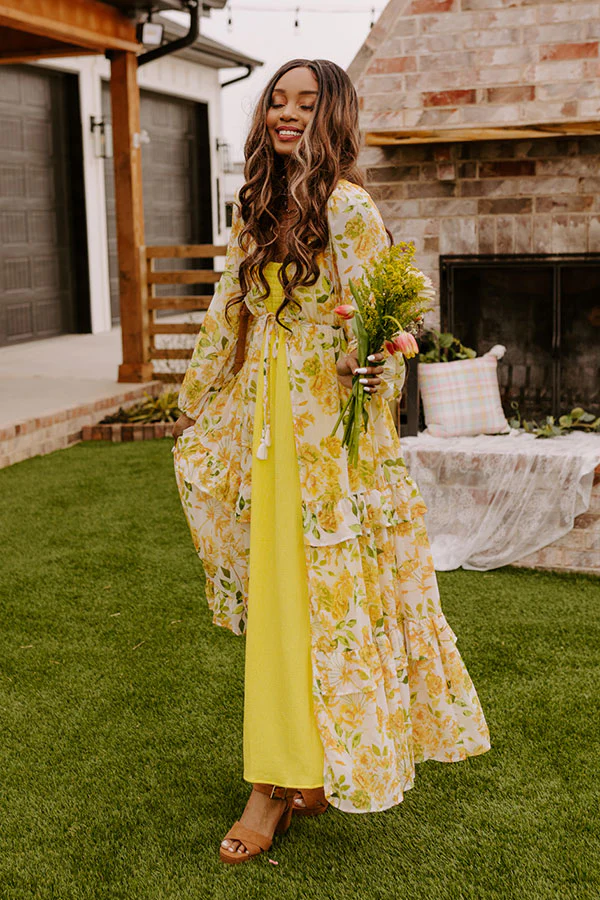 Shoreline Serenade Floral Duster - Image 5