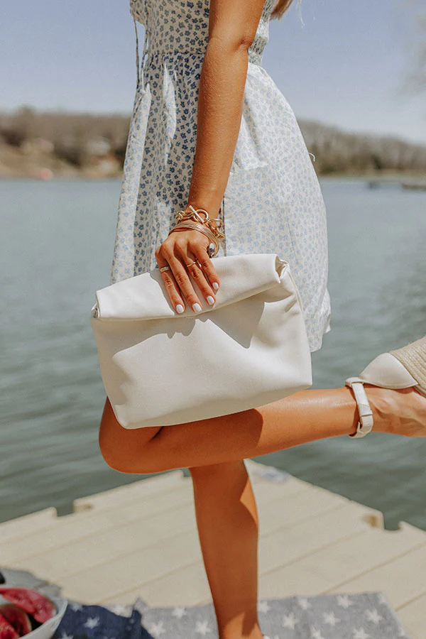 Show You Around Faux Leather Crossbody In Stone - Image 3