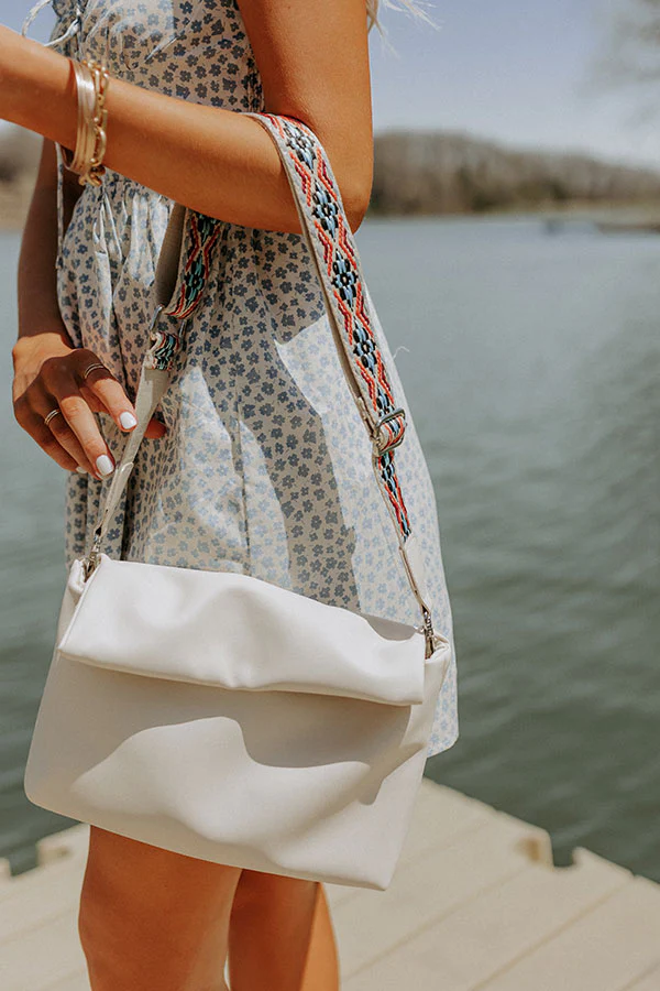Show You Around Faux Leather Crossbody In Stone - Image 5