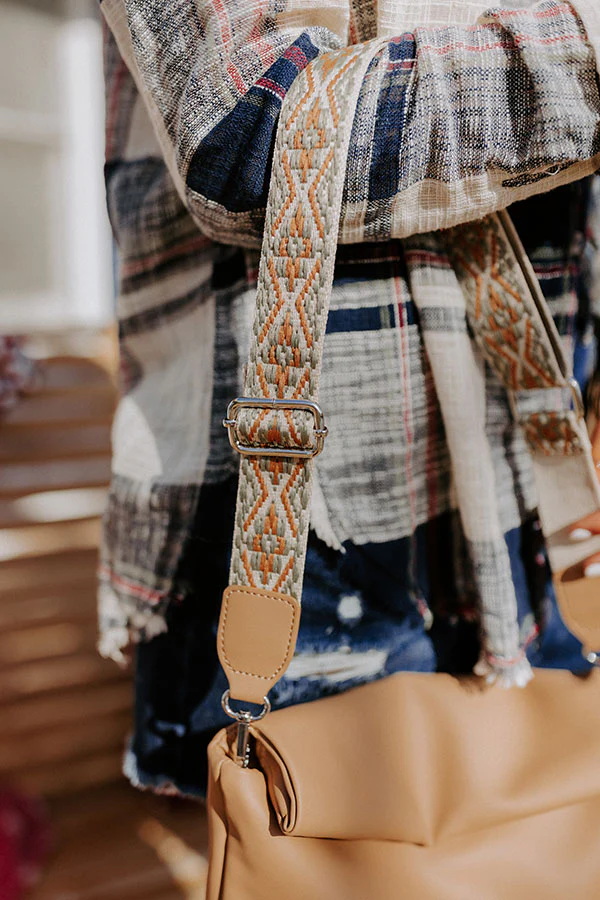 Show You Around Faux Leather Crossbody In Warm Taupe - Image 2