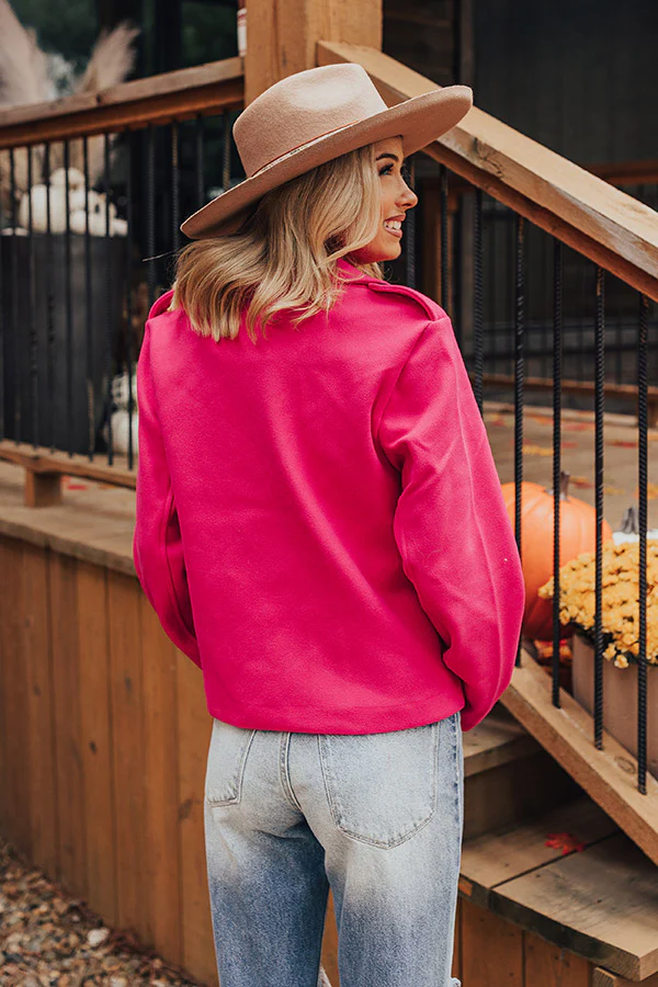 Simply Grand Jacket in Hot Pink - Image 3