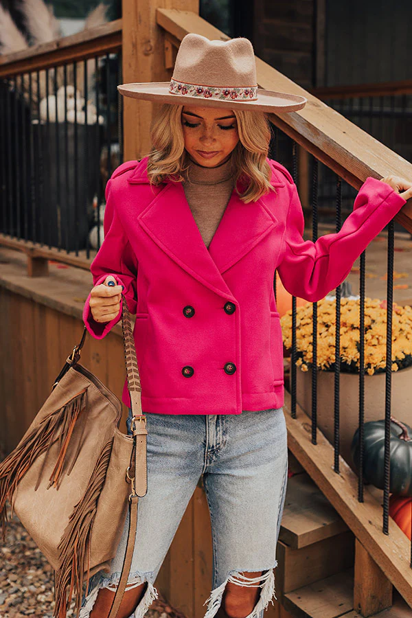 Simply Grand Jacket in Hot Pink - Image 4