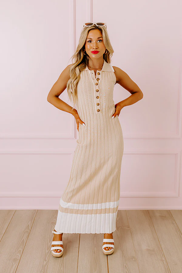 Skyline Soiree Ribbed Midi - Image 4