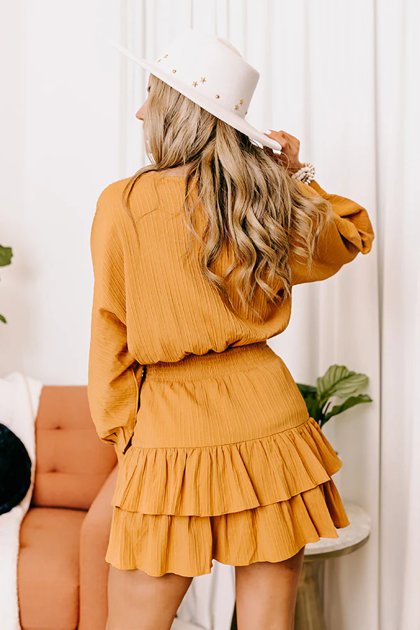 Slight Change Of Plans Dress In Golden Honey - Image 3