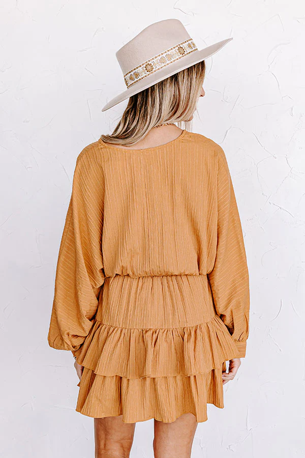 Slight Change Of Plans Dress In Golden Honey - Image 6
