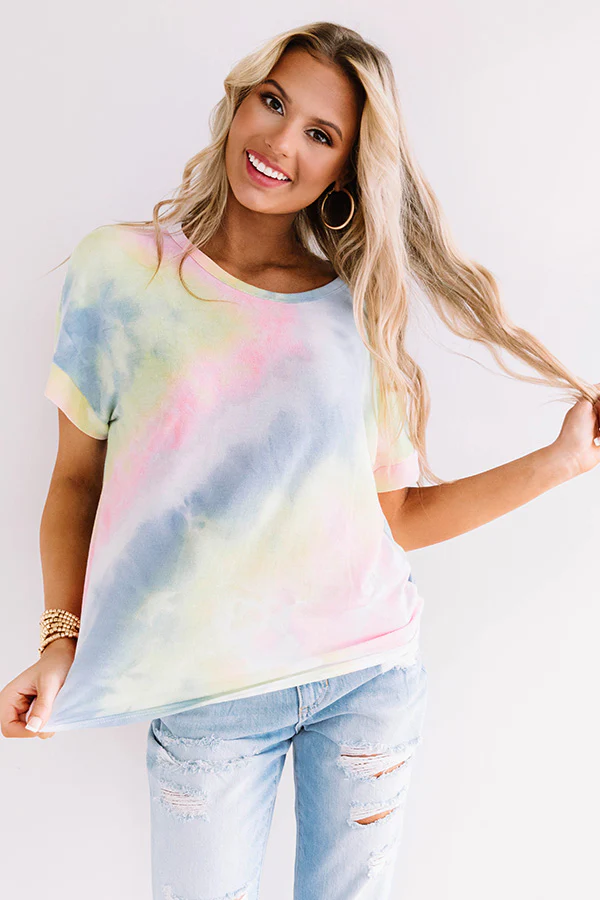 Slow Living Tie Dye Tee - Image 5
