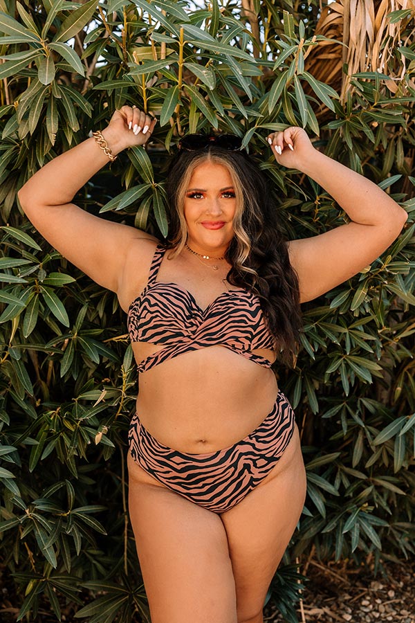 Smiles And Splashes High Waist Bikini Bottom Curves - Image 5