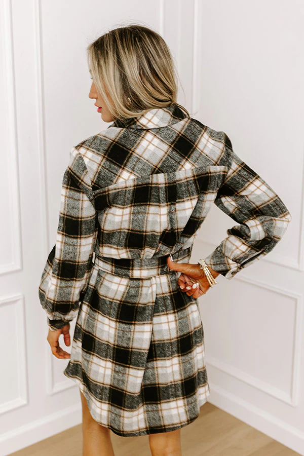 So Plaid You're Mine Flannel Dress - Image 4