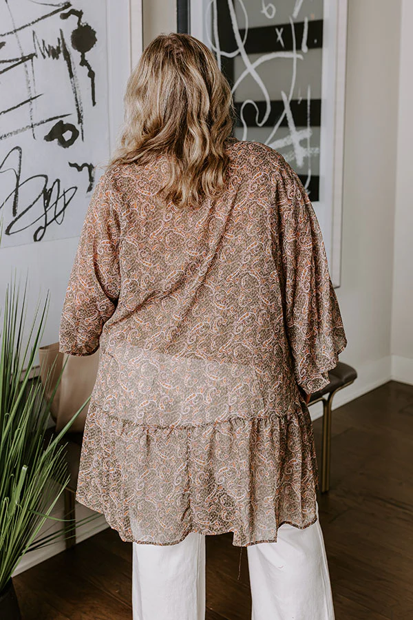 Something More Duster In Olive Curves - Image 5