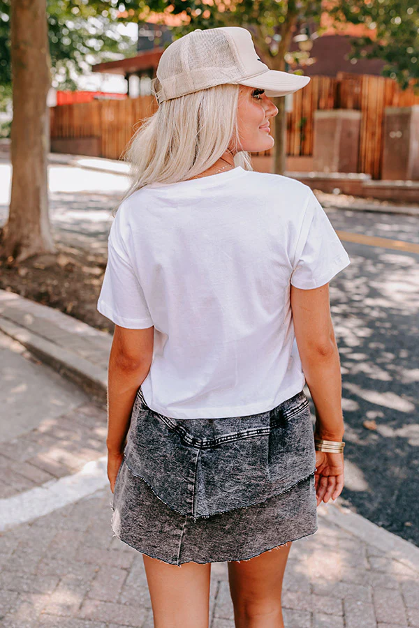 Sophisticated Stroll Tee In White - Image 3