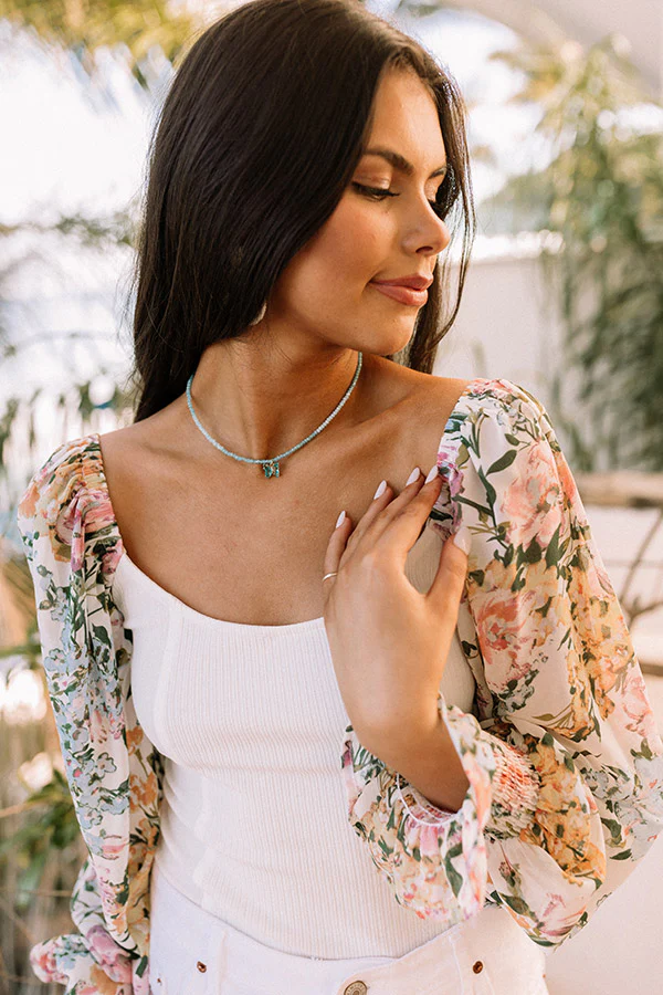 Soundtrack To The Summer Choker In Aqua - Image 2