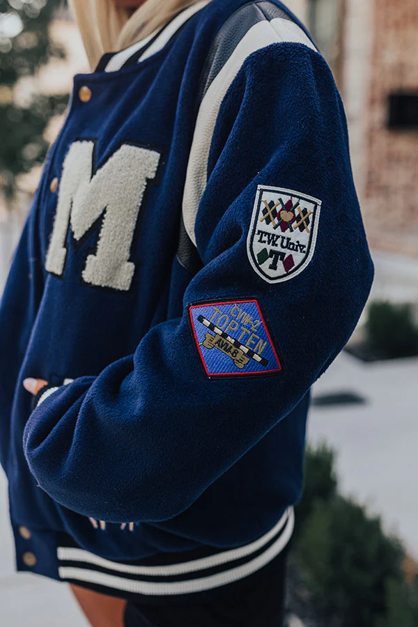 Spotlight Delight Varsity Jacket - Image 3