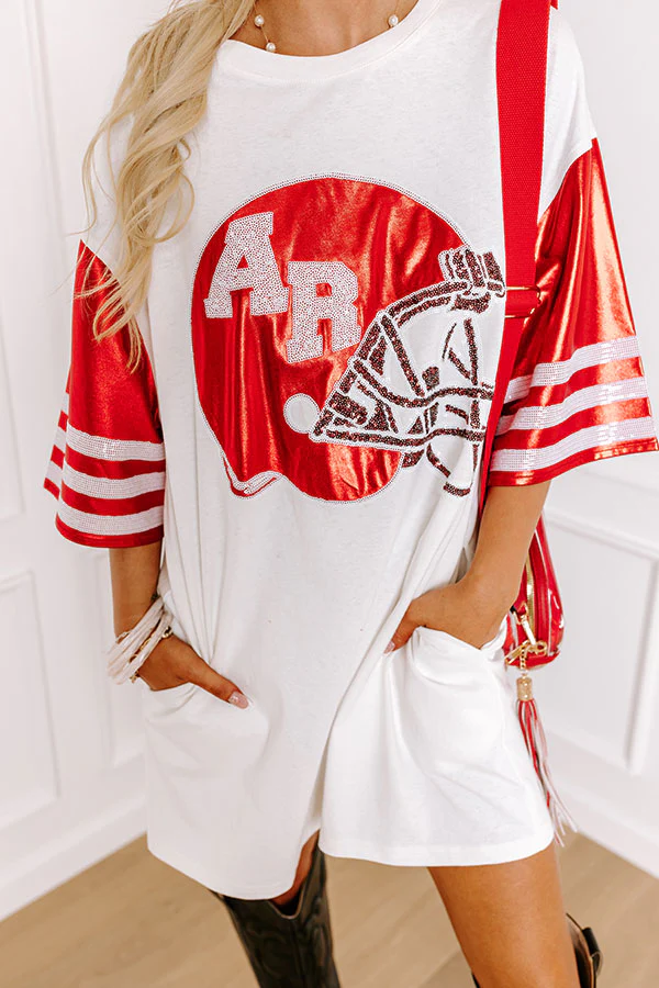 State Pride Sequin Mini Dress in Arkansas - Image 3