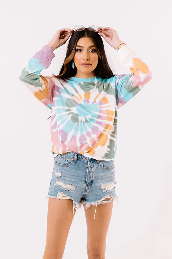 Stay Kind Tie Dye Sweater - Image 2